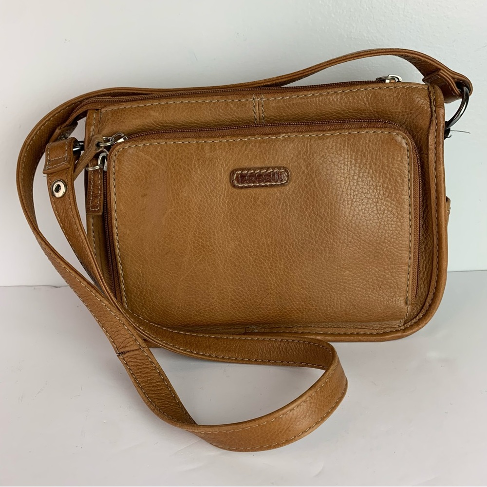Fossil Leather Crossbody Bag Purse